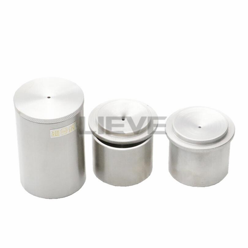 Détermine la densité en acier inoxydable, pycnomètre 37ml 50ml 100ml tasse de gravité spécifique revêtement densité de tasse de gravité spécifique