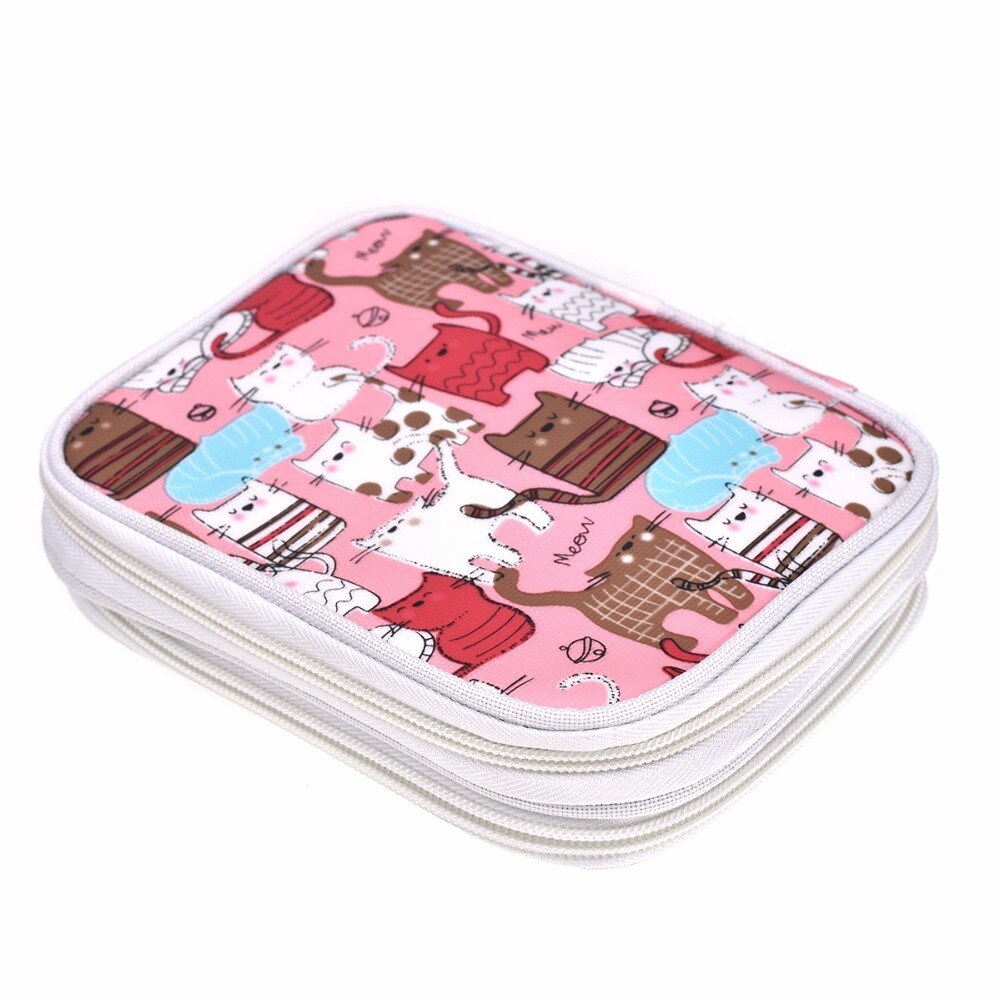 Haaknaalden Set Naalden Set Breinaalden Knit Gauge Schaar Steek Houder Kit DIY Craft Gereedschap met Zak Punch naalden: 2