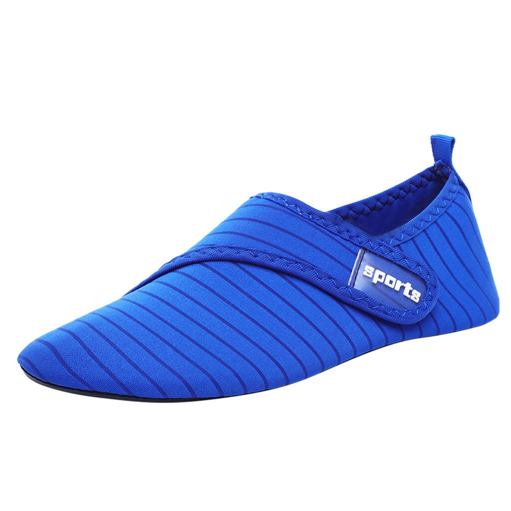 CHAMSGEND lato nowy Casual para sporty plażowe buty do pływania Baita moda antypoślizgowe odporne na zużycie buty na plażę: Niebieski / 37