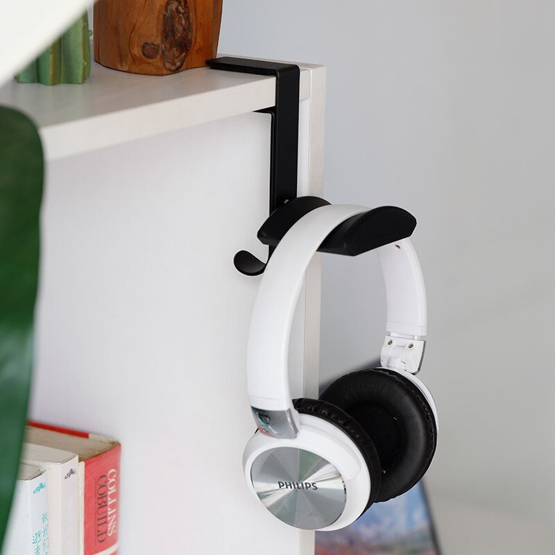 Clip-on Headphone Holder Headset Holder School Bag Hook Bracket Desk Clip Desktop School Bag Holder Headphone Holder