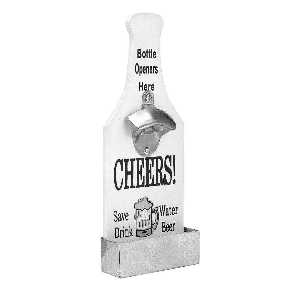 Kreative Bahre Flasche Öffner Holz Zauberstab Montiert Bar Hause Restaurant Zauberstab Dekoration Wein Küche Flasche Dosenöffner Jahrgang Stil: Weiß