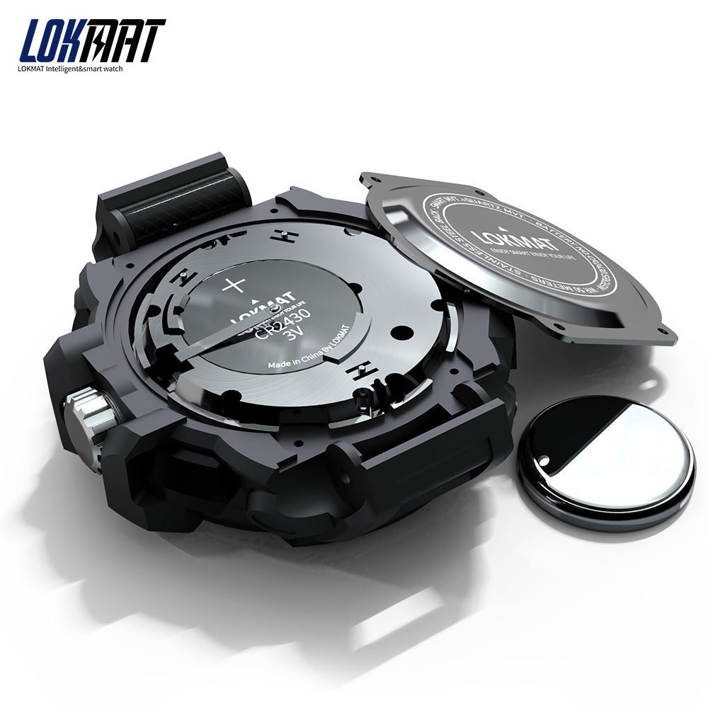 LOKMAT SmartWatch Sport Schrittzähler Bluetooth 50M Wasserdichte Informationen Erinnerung Digitalen Männer Smart Uhr Für Ios Und Android