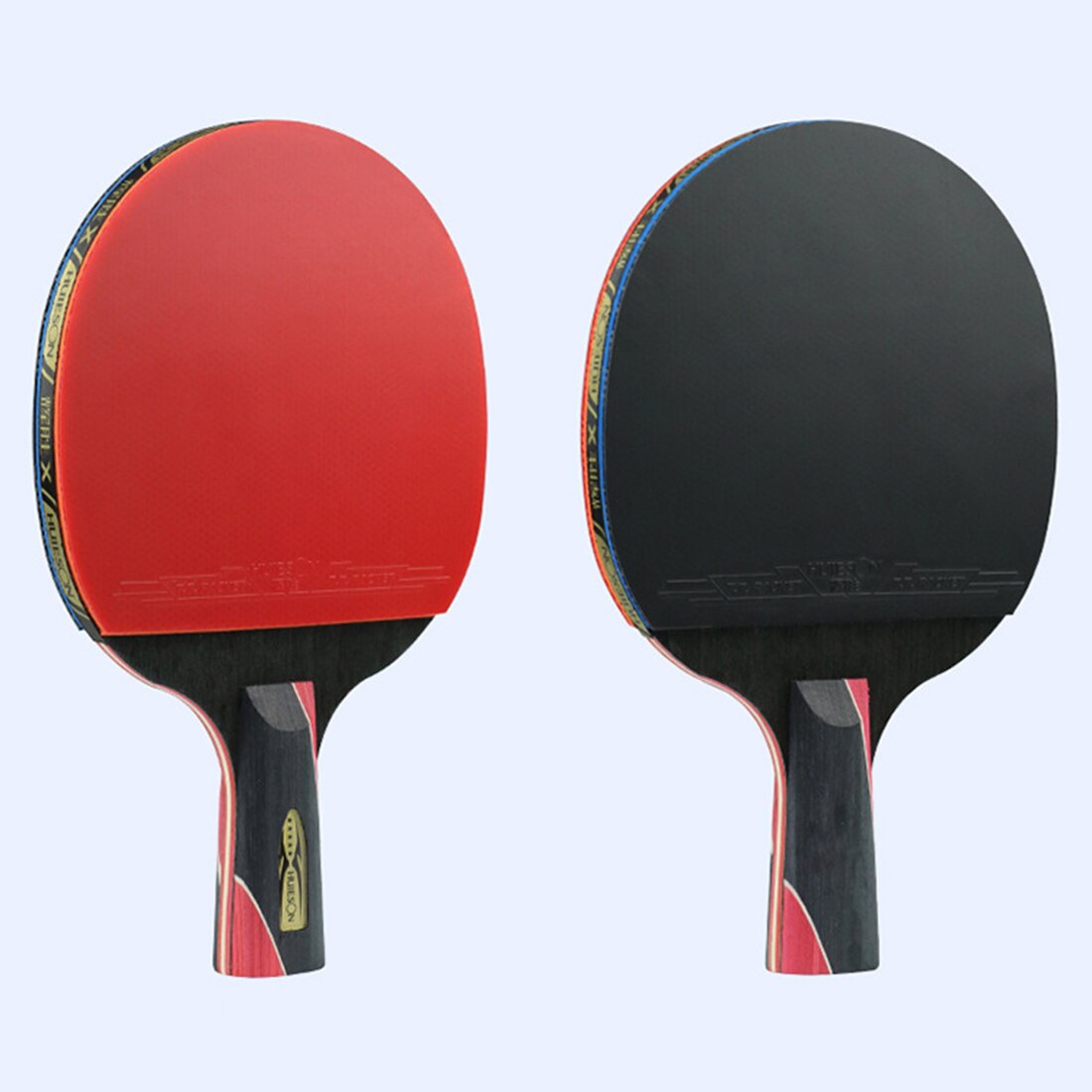 Single Ping Pong Paddle Training Carbon Bat Racket Ping Pong