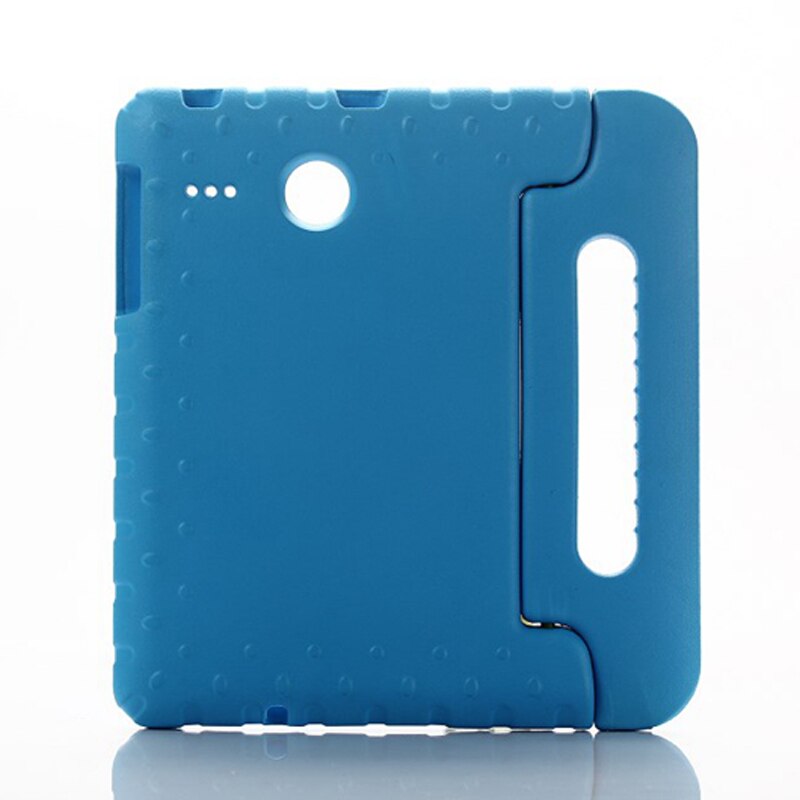Coque for Samsung Galaxy Tab E 8.0 SM-T377 T375 T378 Case Kids Shockproof EVA Case for Samsung Tab E 8.0 T377 Cover Stand: blue