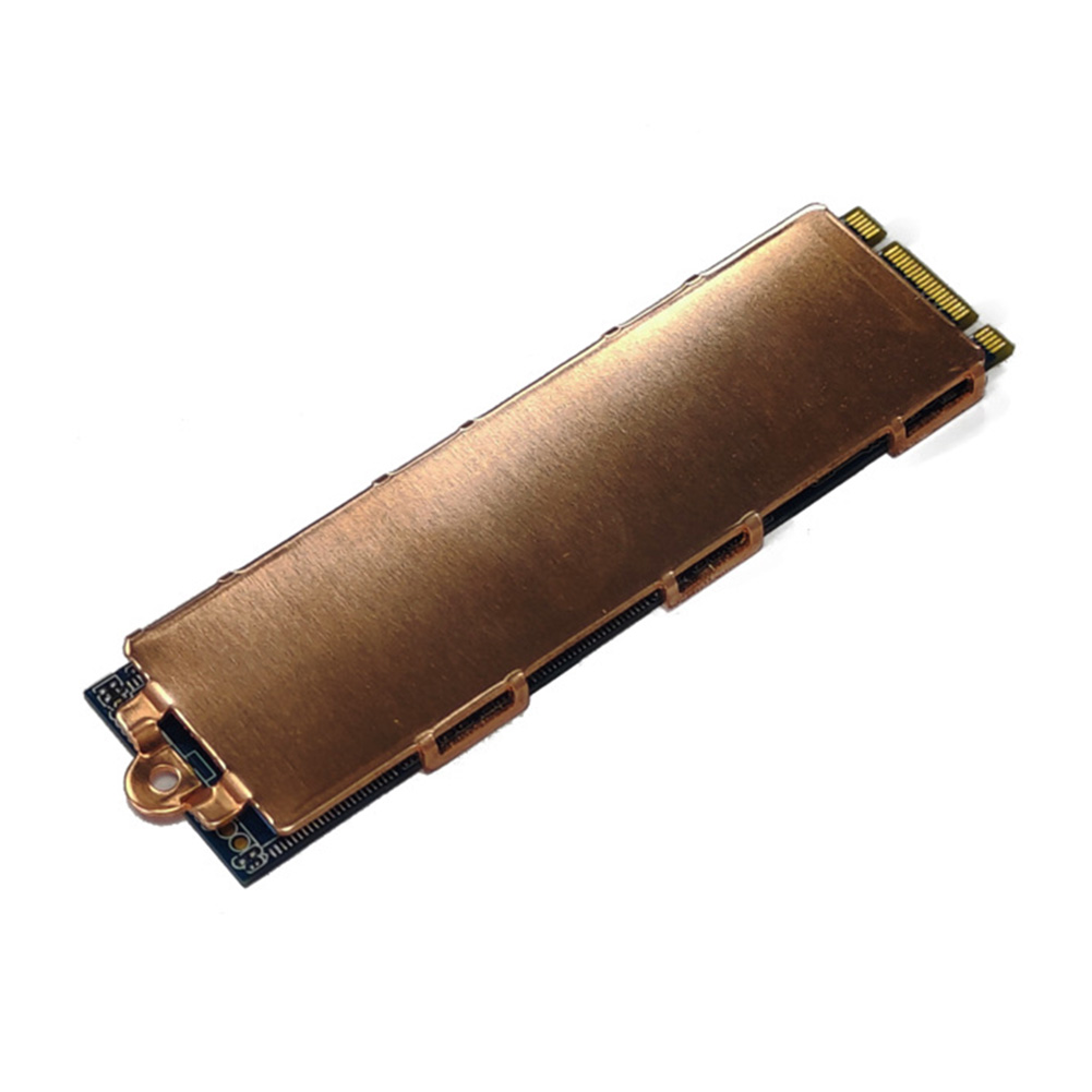 Koperen Ssd Koeler Met Thermische Siliconen Pad Metaal Ssd Koeling Koellichaam Vervanging Onderdelen Enkele/Dubbelzijdige Laptop Accessoires