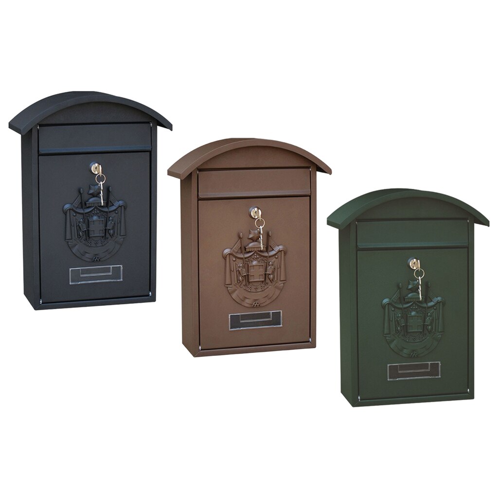 Mailbox Secure Mail Box Top Load 2 Key Front Door Letterbox Suggestion Box