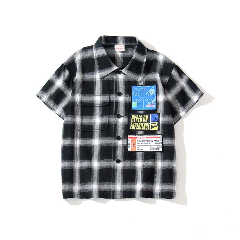 Mode Jazz Dance Kostuum Kids Hip Hop Kleding Meisjes Modern Jazz Stage Performance Slijtage Kinderen Plaid Shirt Broek DQS1462: Tops / 120CM