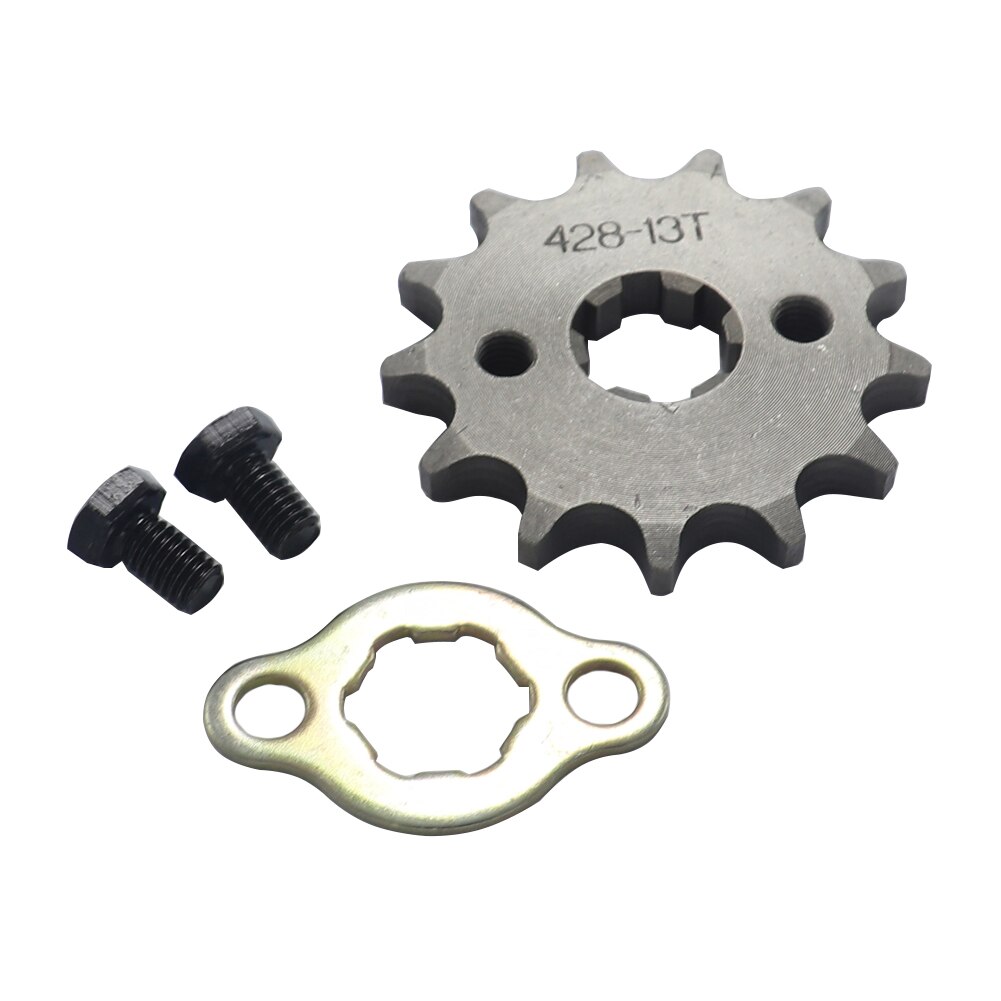 428# 17mm 10T-19T Front Engine Sprocket For KAYO BSE SSR SDG Dirt Pit Bike ATV Quad Go Kart Moped Buggy Scooter Motorcycle: 428 17MM 13T