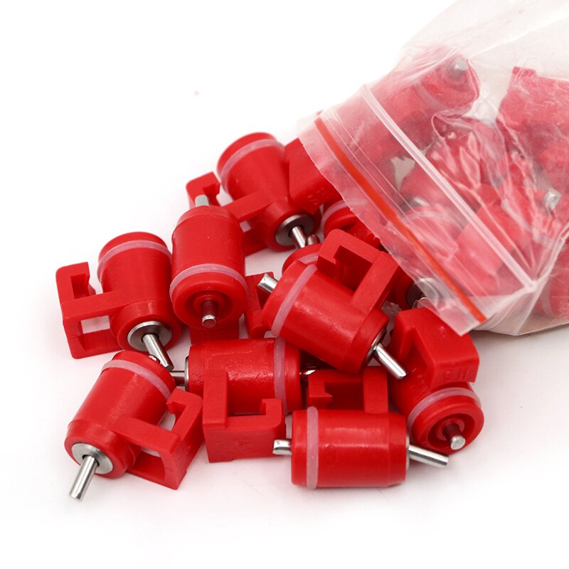 Bebedero automático de acero inoxidable para aves de corral, bebedero para aves de corral, aves, codorniz, pezones, suministros de alimentación para animales de granja, 30 piezas