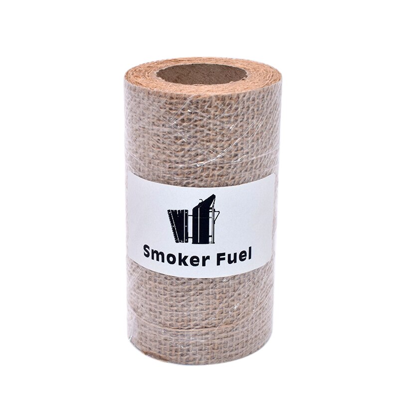Ahumador de abejas de arpillera, rodillo de 300CM, combustible, limpiador de apicultura, humo menos irritante para las abejas: 8 Rollers Fuels
