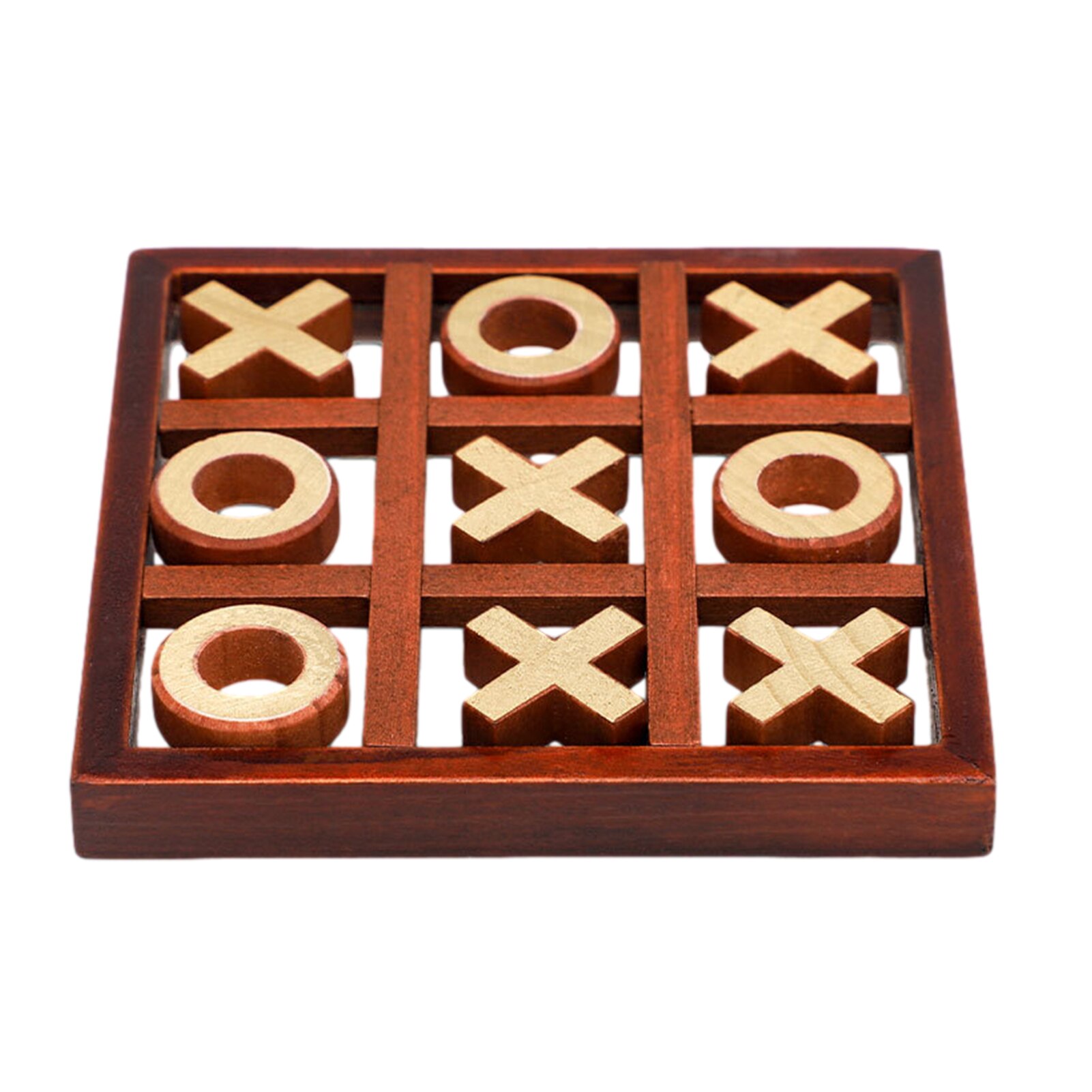 Xo Hout Board Game Toy Leisure Ouder-kind Interactie Game Noughts En Kruisen Game Houten Board Puzzel Game Educatief speelgoed