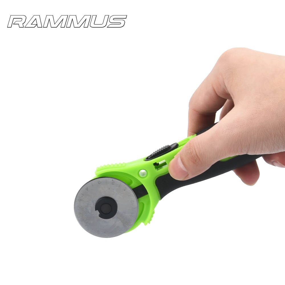 Cúter rotativo Circular de 45mm, Hoja de Seguridad para Patchwork, costura, acolchado, corte de tela, herramienta de mano para artesanía de cuero