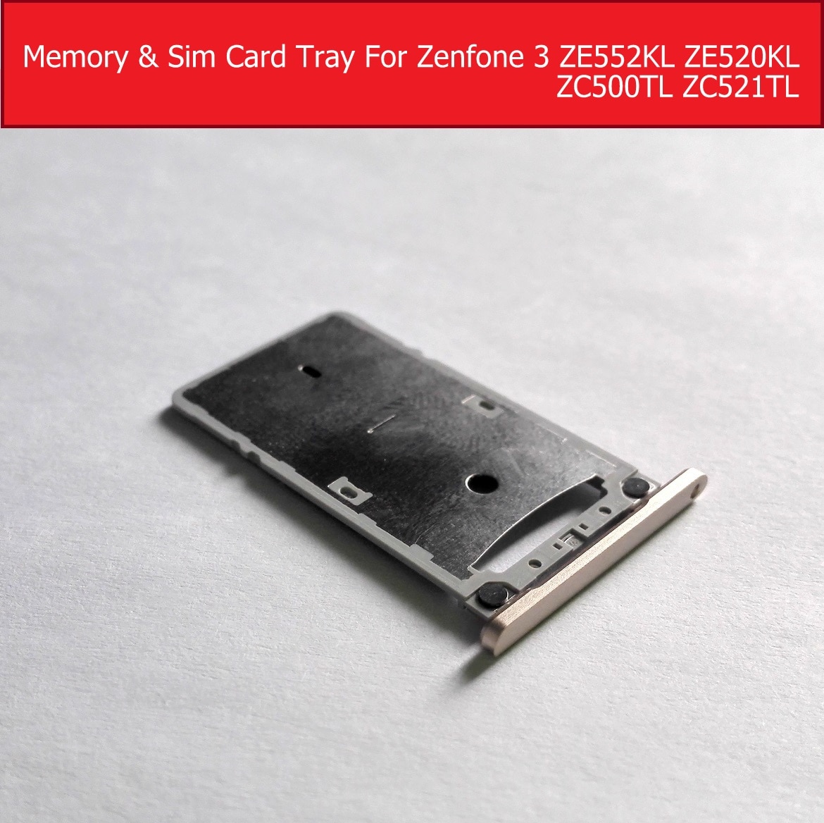 Sim Karte Tablett Slot Für Asus Zenfone 3s MAX X00GD zc521tl Speicher karte Anschluss Halfter Für Zenfone 4 ZC500TL sim-karte Adapter