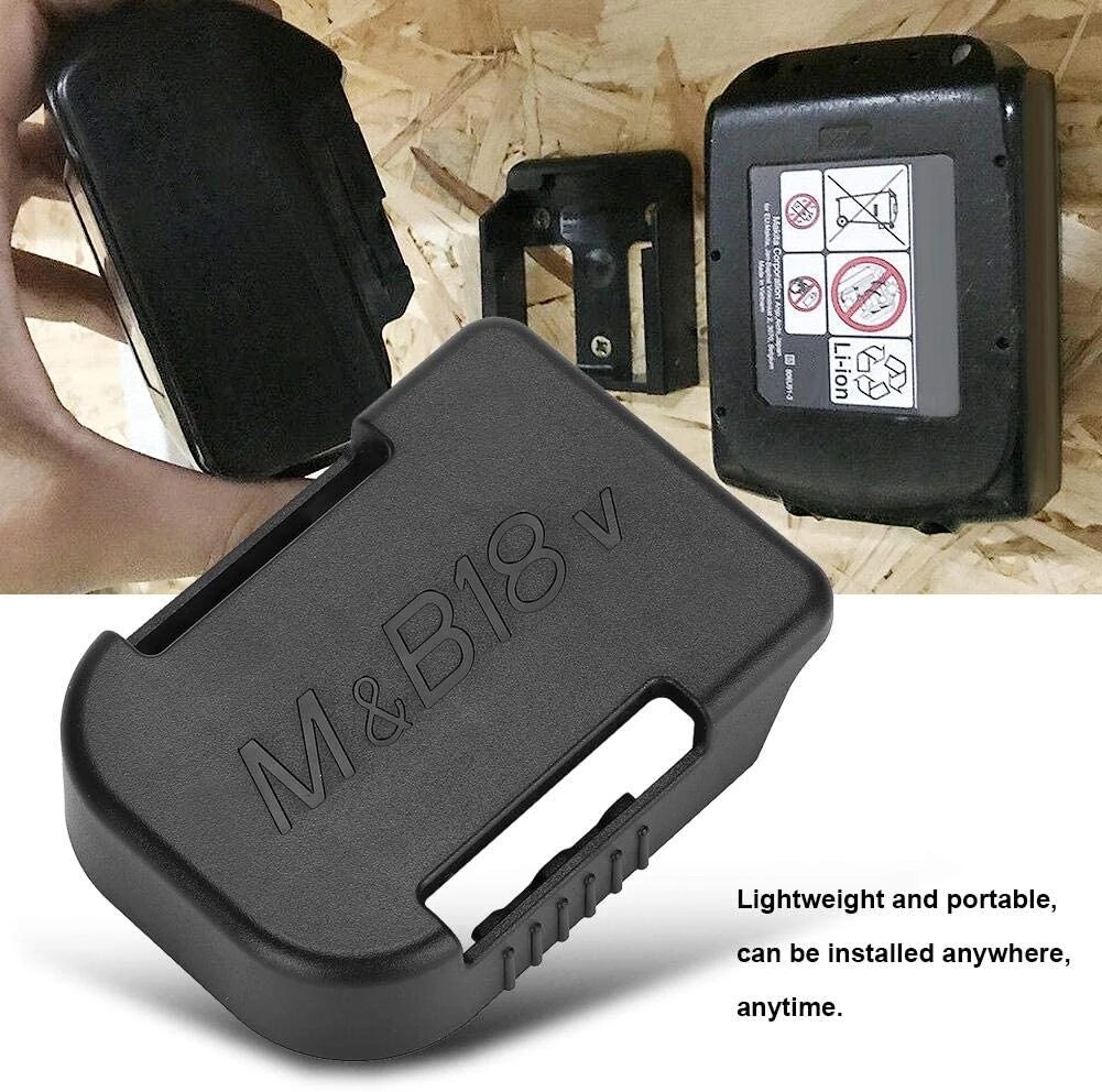 5Pcs Battery Storage battery case battery holder Rack Holder Case for Makita 18V Fixing Devices
