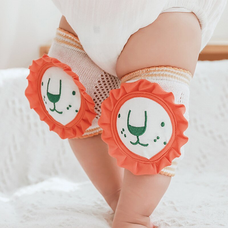 Calcetines para gatear de bebé, Protector de rodilla de recién nacido para piernas, calentadores de piernas para niños pequeños, calentadores de seguridad para niños pequeños de algodón para niños