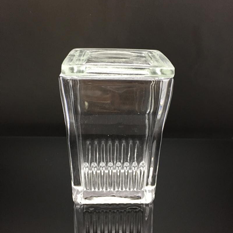 High Transparent Glass Staining Jar 5/9/10 Pieces Object Plate Dyeing Rack Glass Staining Jar Vertical Lying