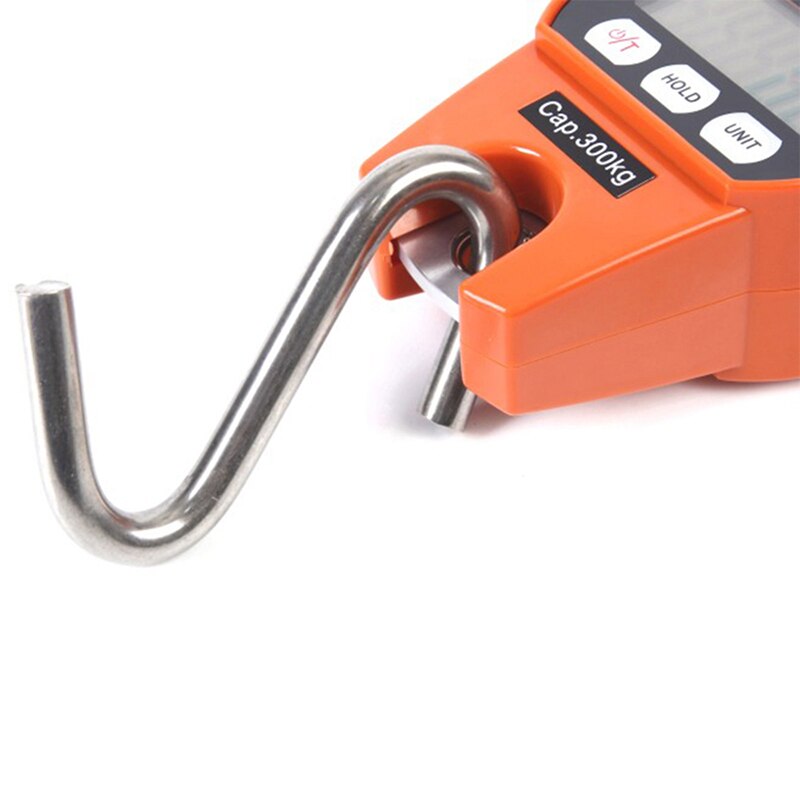 Portable LED Display Industry Crane Scale Weight 40kg/300kg Heavy Duty Hanging Hook Scales Portable Digital Stainless Steel