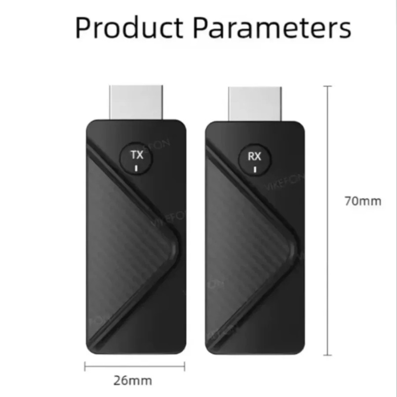 50M 1080P HD HDMI-Kompatibel Wireless Screen Projektor Wireless Video Sender Empfänger Adapter für Laptop TV Projektor