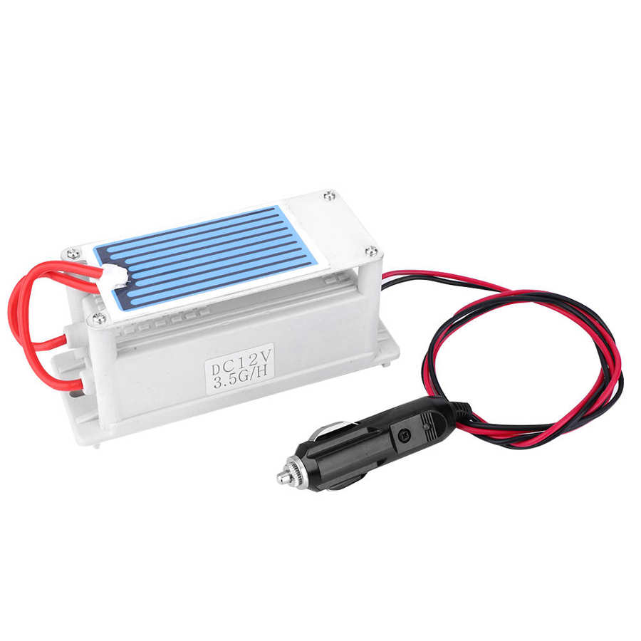 Generador de ozono para coche, máquina ozonizadora integrada de 3,5g DC12V, herramienta de purificación de aire, limpiador de aire para el hogar