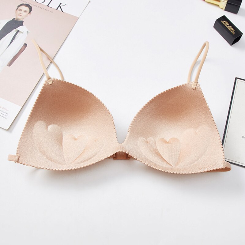 Women Seamless Bras Lady Push Up Bra No Wire Brassiere Free Size Underwear Sexy Bra Thin Shoulder Strap Lingerie Soft Sexy