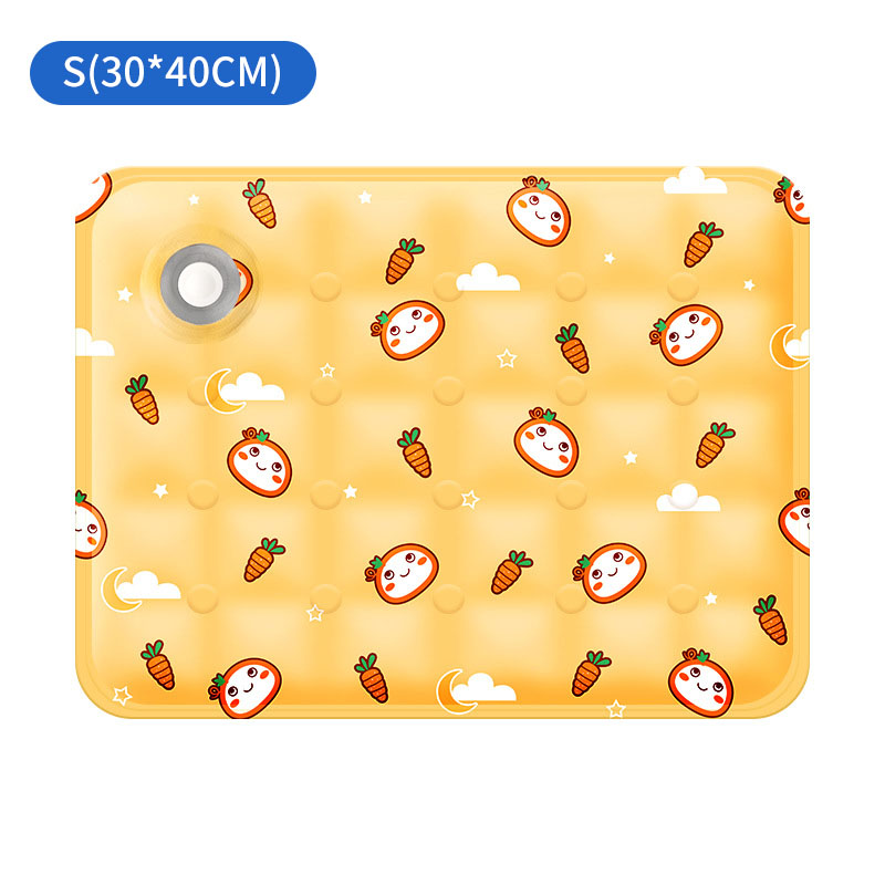 Summer Ice Cushion Pet Cooling Mat Sleeping Mat Cooling Gel Cushion Water Cushion Cat Dog Cold Bed Ice Mat Blanket Dormitory Mat: S / Chocolate