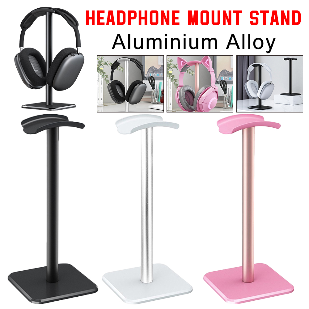 Aluminium Hoofdtelefoon Houder Rack Ruimte Besparing Desktop Organizer Display Oortelefoon Hanger Headset Ondersteuning Standaard