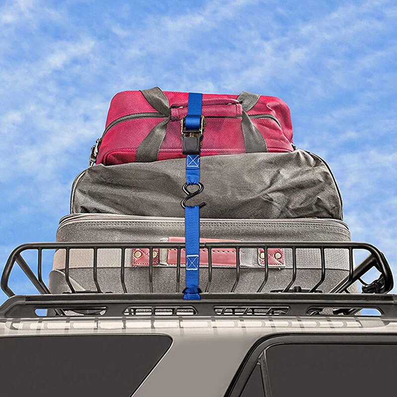 1Pc Nylon Wrap Rope Band Strap Soft Luggage Bandage Towing Ropes Motorcycle Car Tie Downs Stowing Tidying Hauling Belt Straps