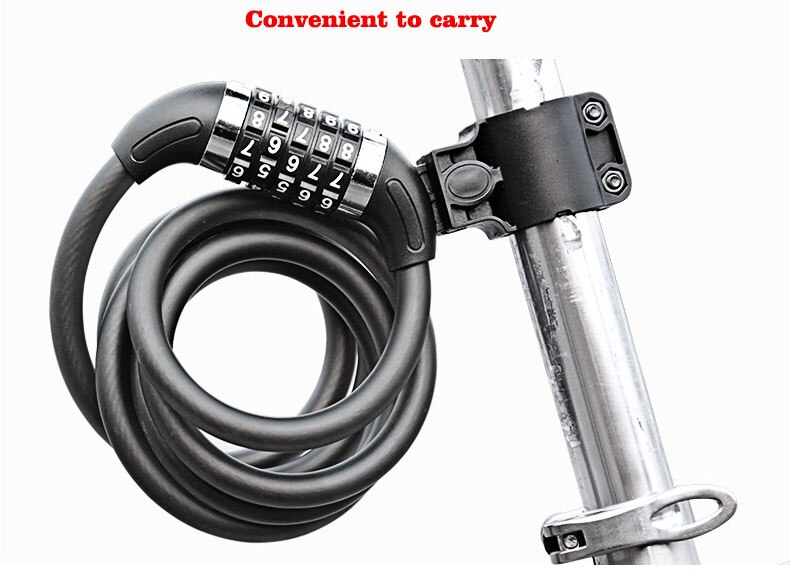 Best Bike Locks PVC Bicycle lock antitheft mountain bike password lock