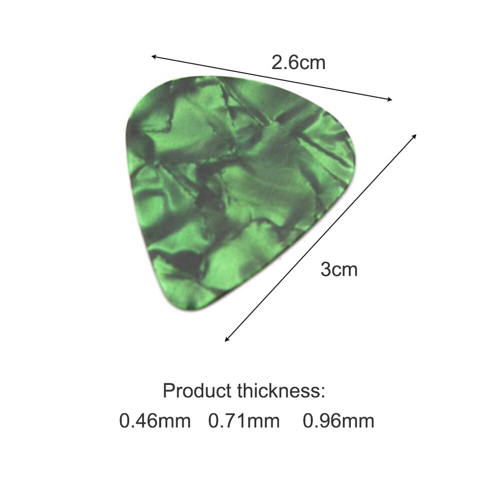 10pcs Guitar Picks Plectrum Celluloid Electric Smooth Guitar Pick Bass Acoustic Guitar Musical Instrument Accessories