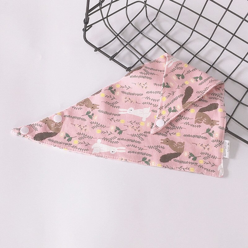 Algodão bandana babador babador alimentação bata infantil arroto panos dos desenhos animados saliva toalha bebê comer acessório macio material do bebê