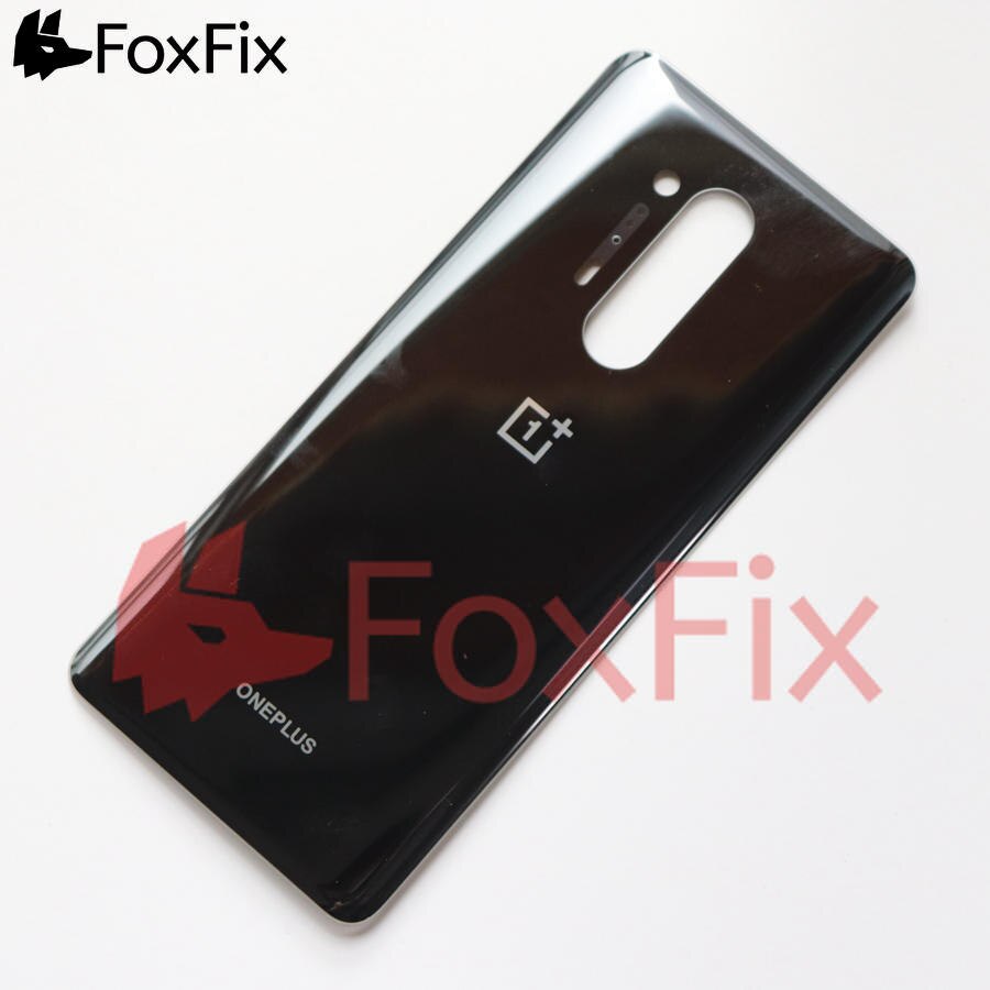 Copertura posteriore Oneplus 8 Coperchio Della Batteria 1 + 8 pro Vetro Posteriore del Portello dell'alloggiamento di Caso per Oneplus 8 pro Posteriore coperchio Della batteria Parti di Ricambio