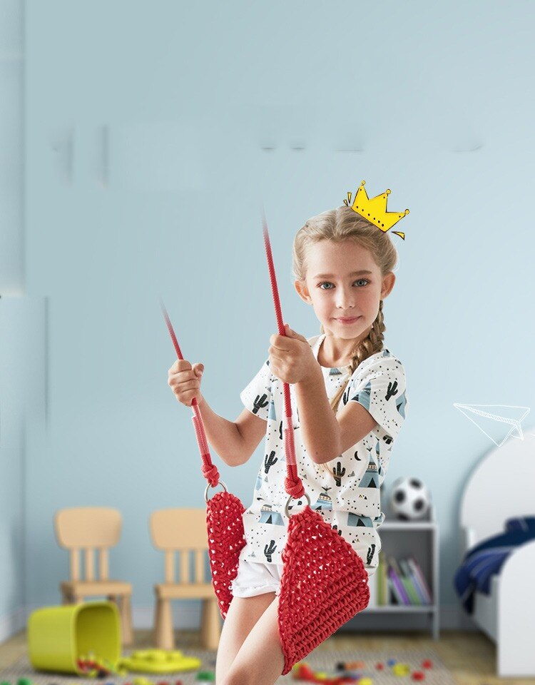 Crianças ao ar livre indoor balanço bebê família jardim pátio corda ajustável brinquedo balanço pendurado cadeira cadeira de balanço