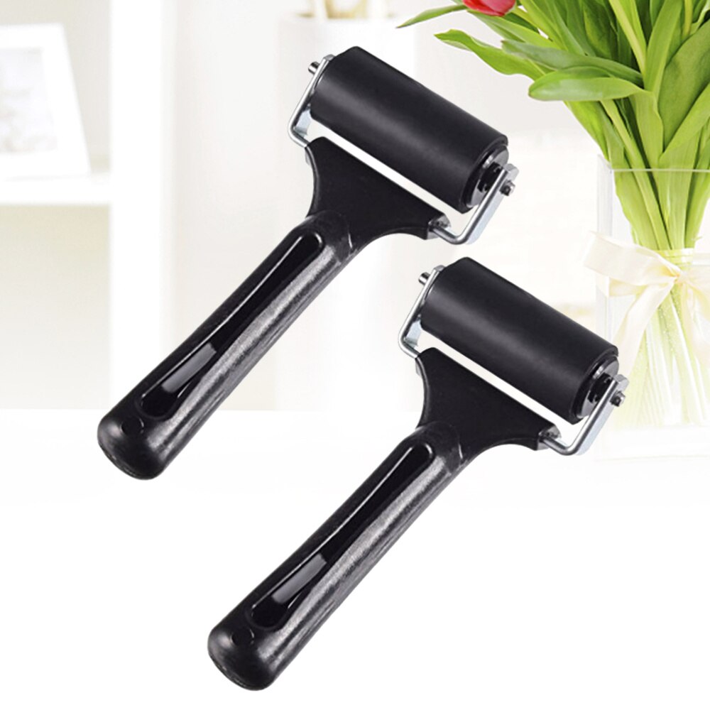 10 cm gummirulle metallramme maling kunst tilbehør gjør-det-håndverk verktøy limrulle for tegning