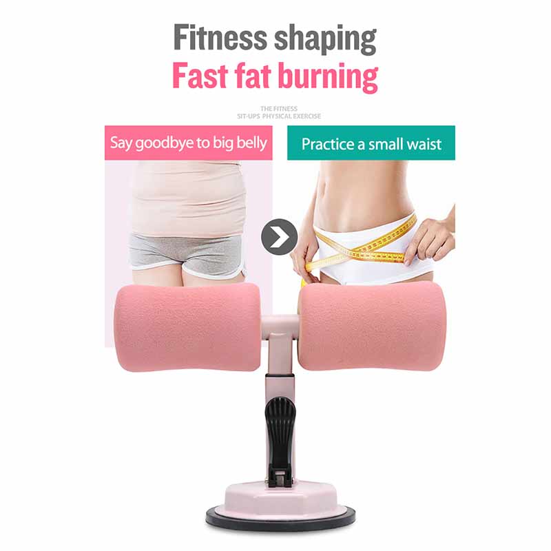 Abdominal Machine Crunches Aid for Men Women Sit-Up Bar Fitness Abs Trainer Workout Equipment for Home Work