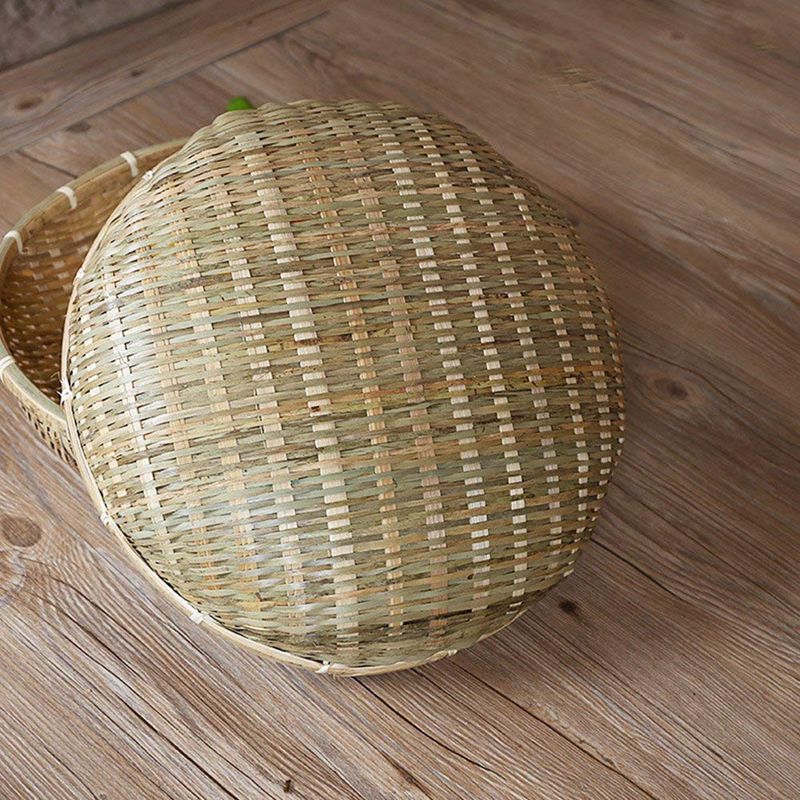 Opslag Mand, Natuurlijke Handgemaakte Bamboe Manden Fruit En Groenten Fruitmand Fruit Mand