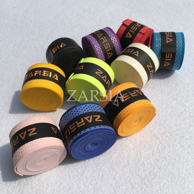 Zarsia 10Pcs Droog Tennis Overgrip Zweet Absorptie Band Badminton Racket Squash Pu Tennis Grip Raquete Tenis Overgrip Wrap Tape