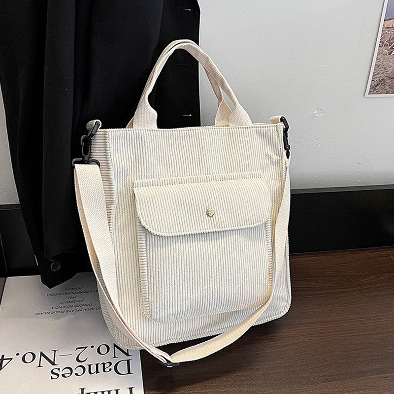 Litthing Waterdichte Vrouwen Nylon Handtas Schoudertas Toevallige Grote Capaciteit Tote Bag Crossbody Tas Vrouwen Tas Bolso Mujer: C-white