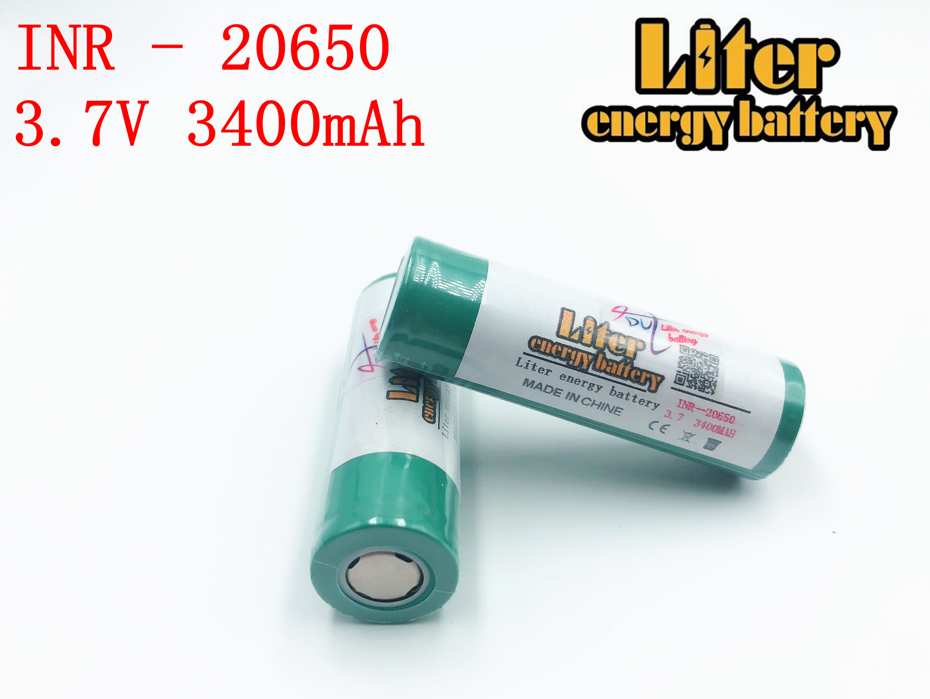 20650 18650 Batterij Oplaadbare Batterij 3.7 V 3400 mAh Li-Ion Oplaadbare Batterij Voor Zaklamp Fakkel accumulator batterij