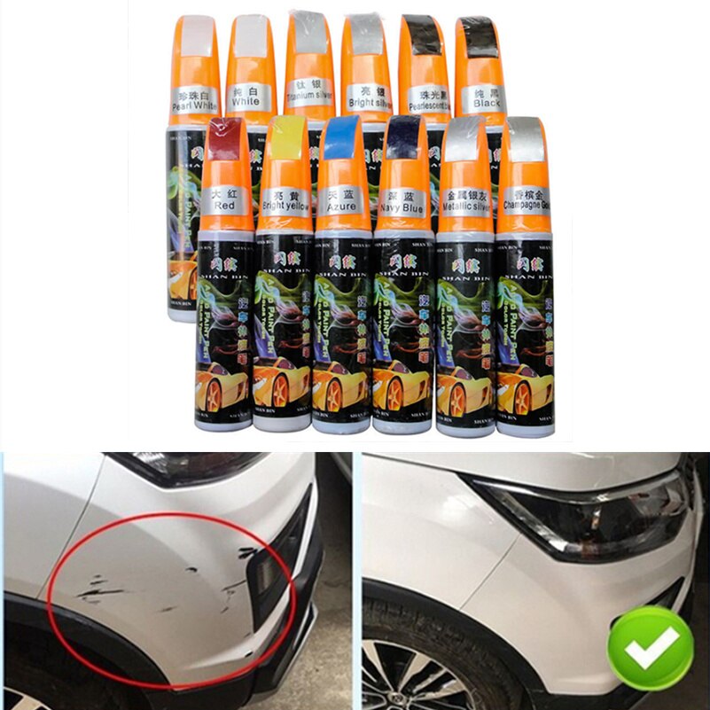 20 Colors Car Mending Fill Paint Pen Tool Applicator Waterproof Touch Up Car Paint Repair Coat Painting Scratch Clear Remover