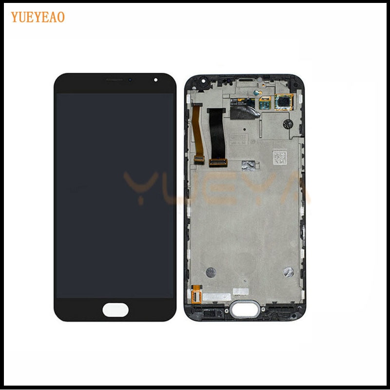 YUEYAO LCD For Meizu MX5 LCD Display+Touch Screen With frame LCD Assembly Repair Parts 5.5 Inch Replacement Mobile Accessories