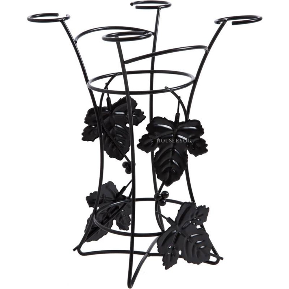 2in1 Red Wine Rack Glass Cup Holder Party Glasses Bottle Display Storage Stand Stemware Shelf Champagne Bar Drinking Organizer