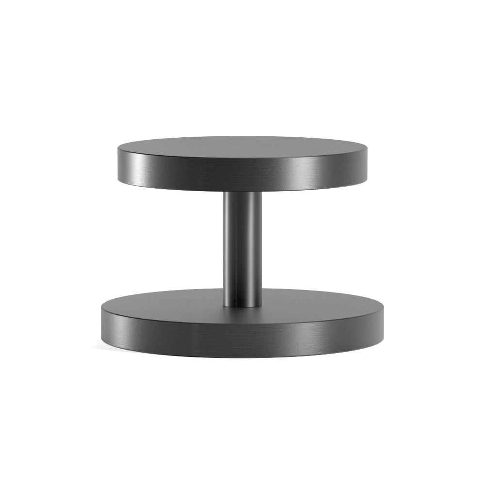 Espresso Foamer Koffie Sabotage Premium Aluminium Solide Zware 51Mm 58Mm Twee Side Base Koffieboon Druk Zilver goud Zwart: Black