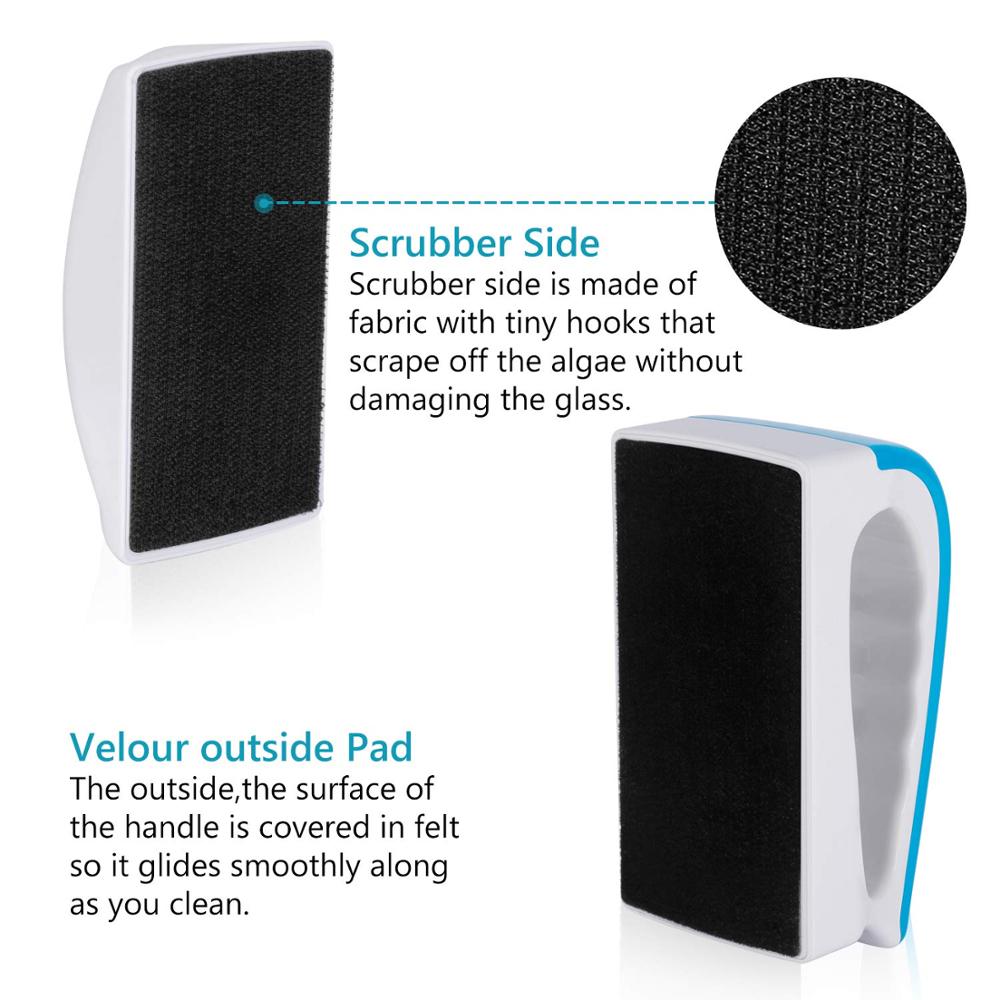 Magnetische Aquarium Reinigingsborstel Aquarium Glas Algen Schraper Cleaner