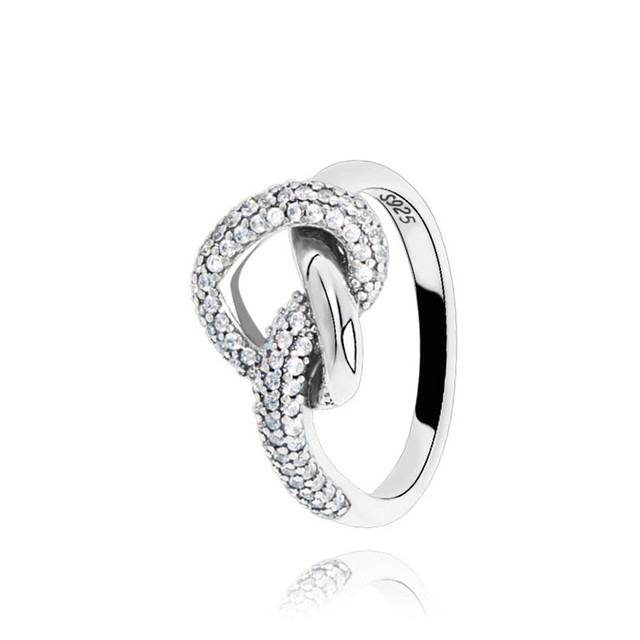Zilveren 925 Vergulde Ring Klassieke Elegantie Abstracte Elegantie Hartvormige Liefde Hart Slot Ring Voor Vrouwen Mode Sieraden: 7 / Donker Kaki