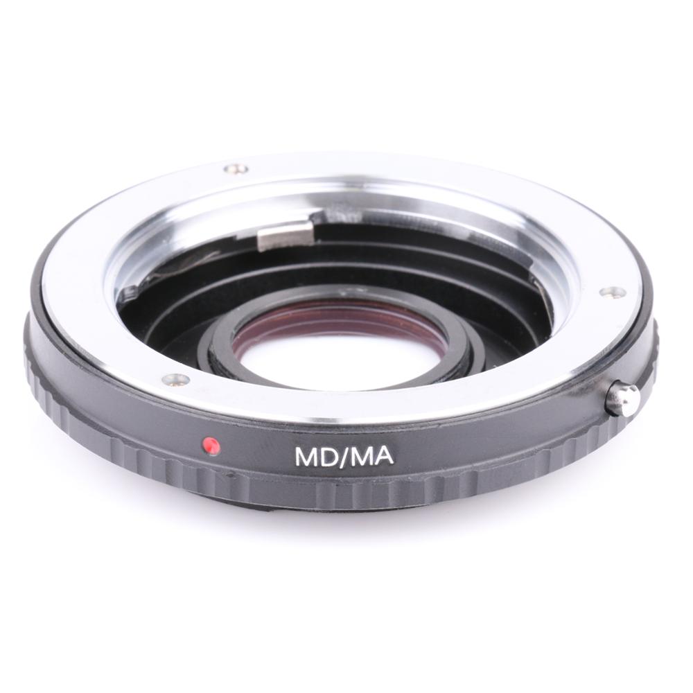 MD-MA Adapter Ring mit Glas für Minolta MD MC Objektiv Sony Alpha AF MA montieren Kamera A77 II A99 a580 Fokus Unendlichkeit