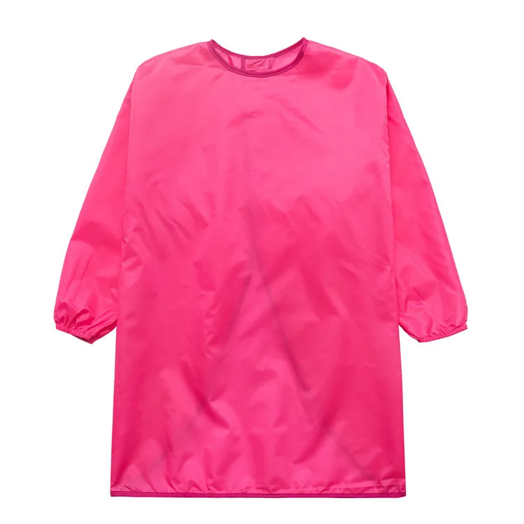 Delantal impermeable de manga larga para niños, arte escolar, pintura artesanal, cocina, cocinero, bebé, niña, alimentación, bata, dibujo DIY: M / Negro