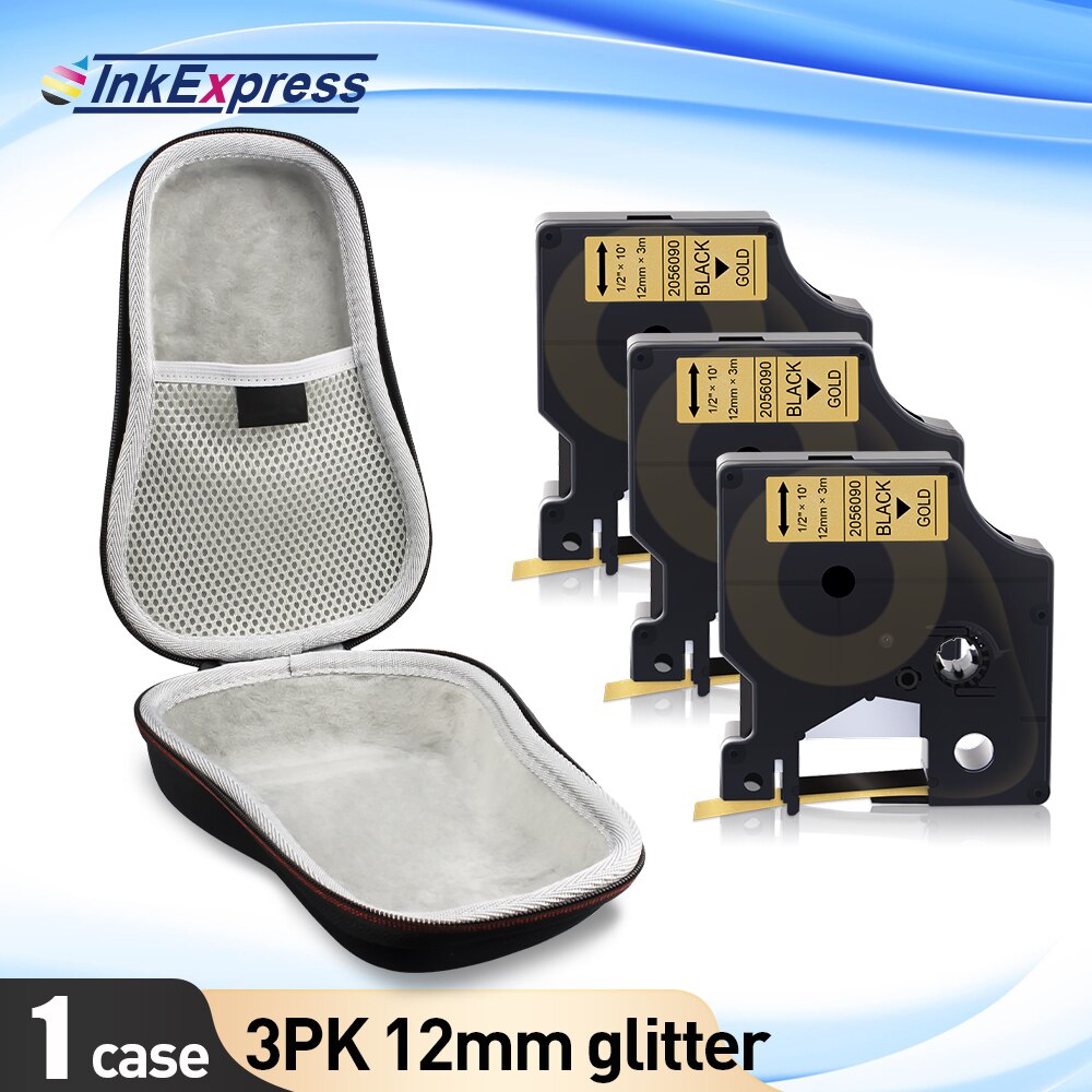 Przenośna drukarka do etykiet skrzynka dla Dymo LabelManager 160 280 drukarka etykiet COLORPOP EVA Box LM160 torba ochronna torba 45013 taśma: 1 Case-Set 18