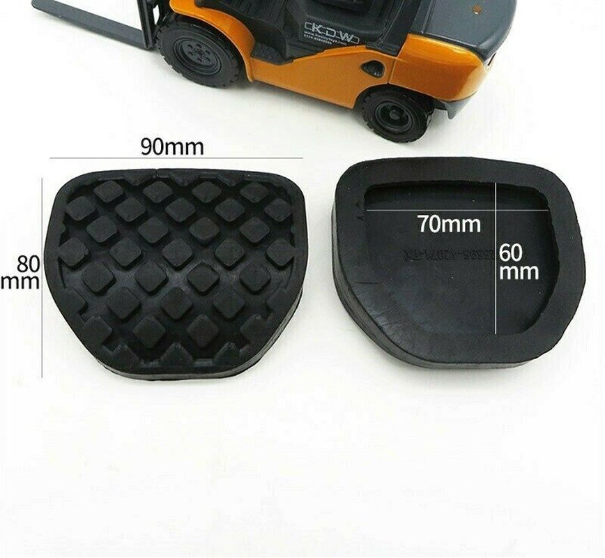 2PCS Forklift Clutch Brake Pedal Foot Pad Rubber Mat For HELI HANGCHA Machine