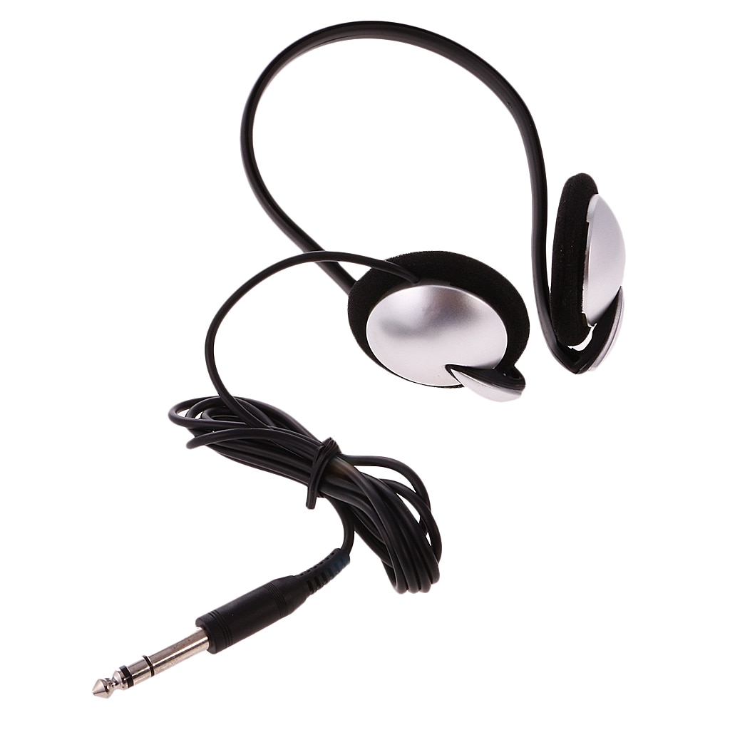 6.3mm plugger studio hodetelefoner dj stereo hodetelefoner studio monitor gaming headset for tv telefoner pc elektronisk piano headset