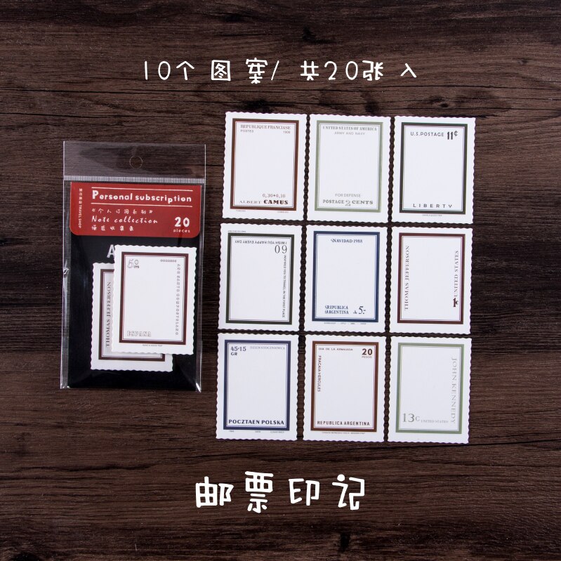 XINAHER 20pcs/bag Vintage junk journal Writable travel label DIY scrapbooking album diary happy planner decoration paper: C